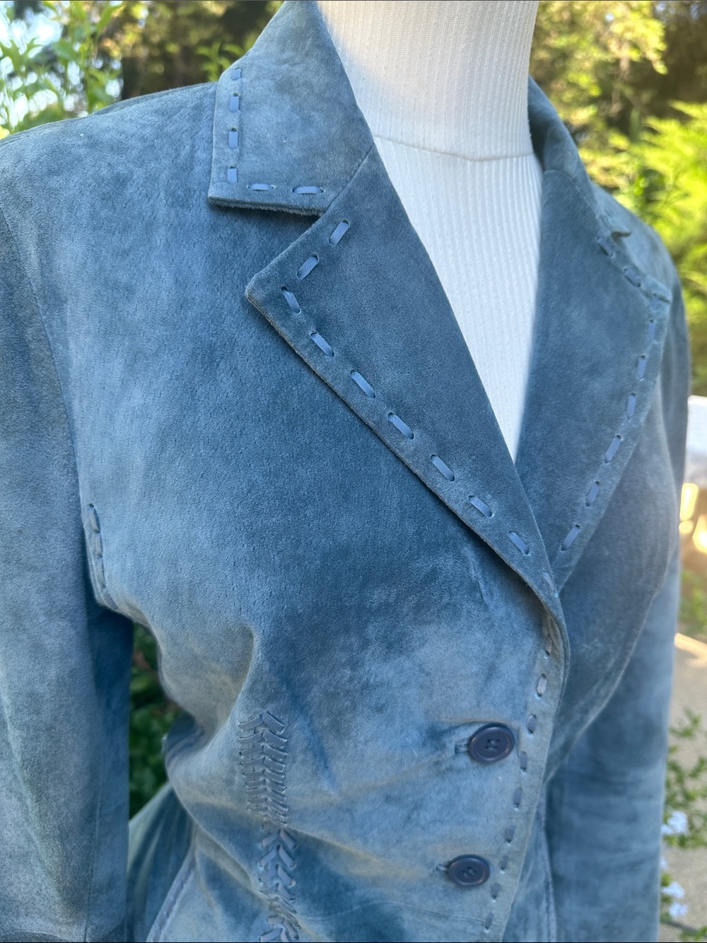 Georgiou Studio Suede Tailored Jacket